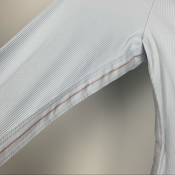 Nike Yoga Luxe Infinalon Dri-Fit Henley Bodysuit - Picture 8 of 15